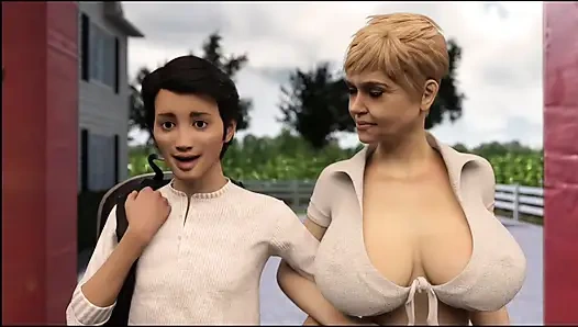 Orta yaşlı seksi kadın deresi #24 - Johannes Anne ile yürüyüşe çıktı... Johannes bütün bayanların giyindiğini gördü