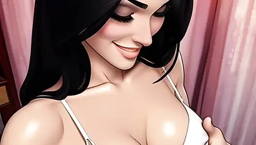 Bayan vibratörle mastürbasyon yapıyor