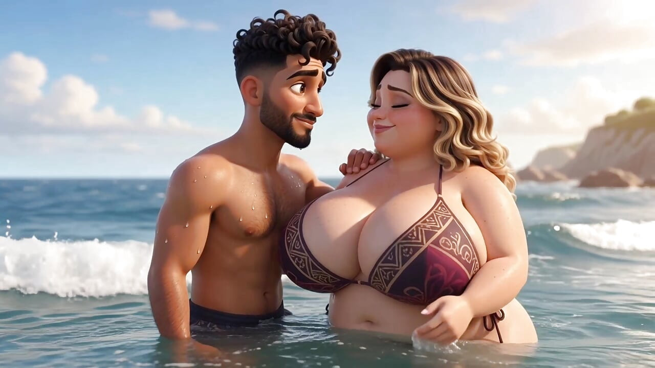 "Curvy Girl Flew For Holiday Sex - She Promised To Return" "Short Film