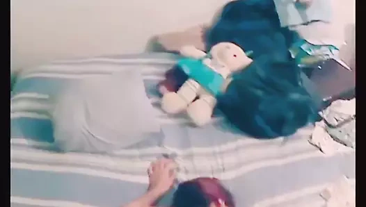 Büyük bir popo ile seksi bir Meksikalı latin milf ile köpek stili seks yapmak - pov