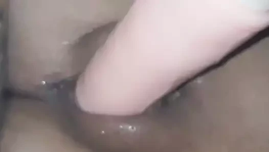 9" dildo ile ateşli seks