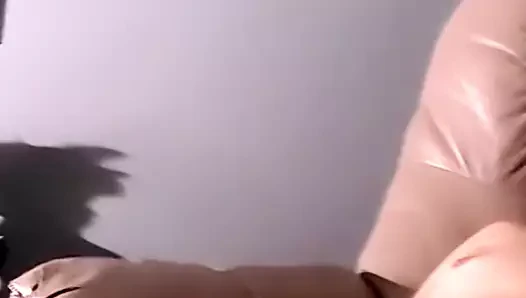 Thick throbbing cock amateur jerks off in homemade solo