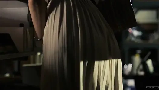 Wicked - röntgenci bebek çifti sikişirken gözetliyor ve ateşli üçlü seks için katılıyor