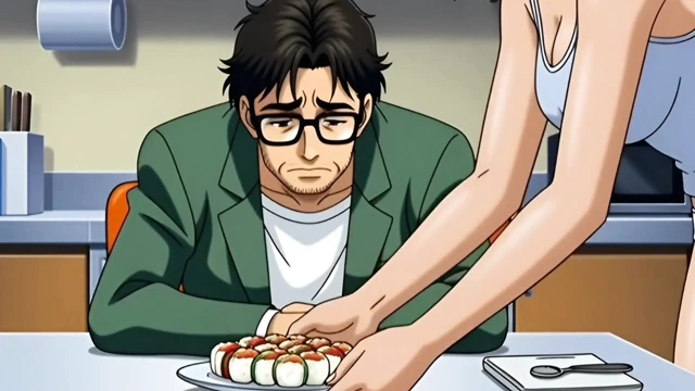 Gavatların hikayesi. Tatlı evli kadın büyük siyah yarakla aldatıyor. Hentai. Karikatür