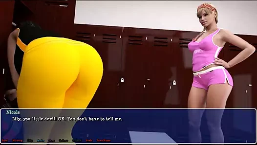 Vadideki zambak-milf zambak spor salonunda el yordamıyla