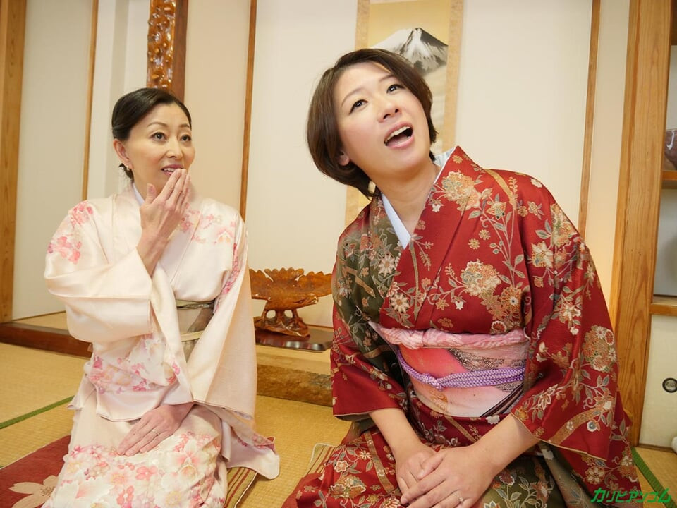 - Kimono güzellik x2 ve 3p dağınık! Yuriko Hosaka Sachiko Takashima