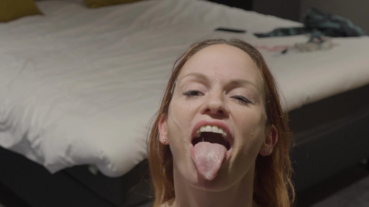 ONLYFWENS - огромный камшот на лицо для фламандской порнозвезды 😱