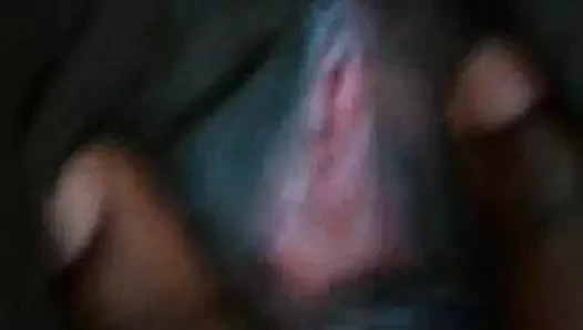 Afrika büyük göğüsler yatakta oyun