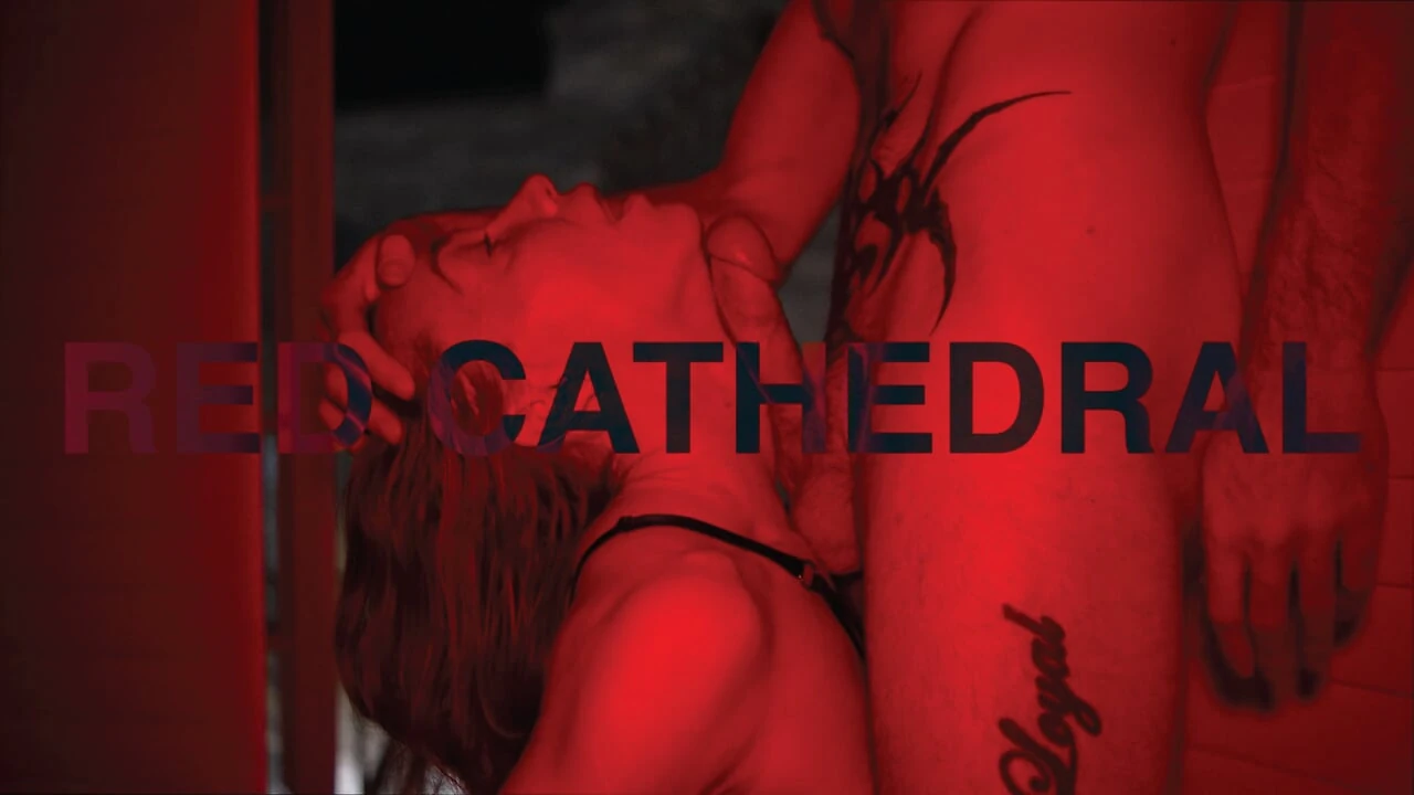 Sacrilegious public blowjob and sex, across from a church
