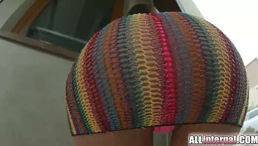 Allinternal güzel liona gets ona sıkı göt dolu ile boşalmak