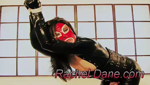 Esaret lateks transeksüel - emme büyük, siyah yapay penis!