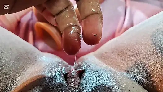 Asian solo fun with toy