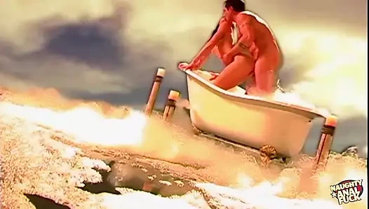 Daha önce hiç kimse esmer bir açının göt deliğini genişleterek sikişini görmedi