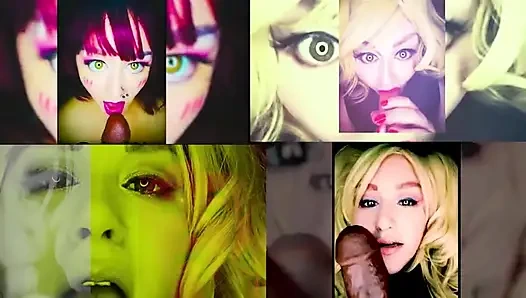 Tanrıça lana ateşli şehvetli dildo emme derlemesi 1