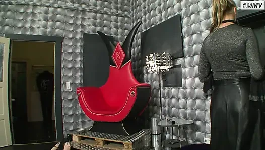 Alman zalim kadın egemenliği - çift köle