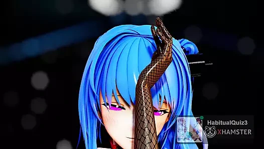 Mmd r18 Saint Louis prenses üvey babasını büyük yarakla sikiyor 3 boyutlu hentai