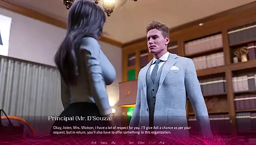 Evli kadın olmak 14 Christine ve Goro birbirleriyle birlikte oynuyor