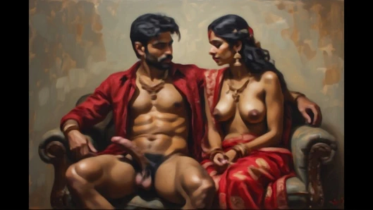 Hintli üvey baba yeni seksi karısı mutfaktayken üvey kızını sikiyor