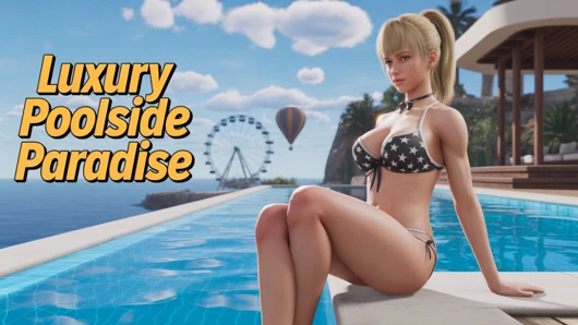 Genç ateşli kız erkek arkadaşı tarafından havuzda sikiliyor 3 boyutlu hentai animasyonu