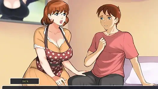 Brother's Wife Gave Me a Hot Handjob in the Bedroom