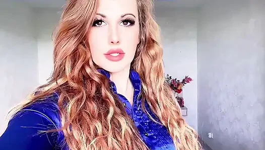 A bit of sensual striptease