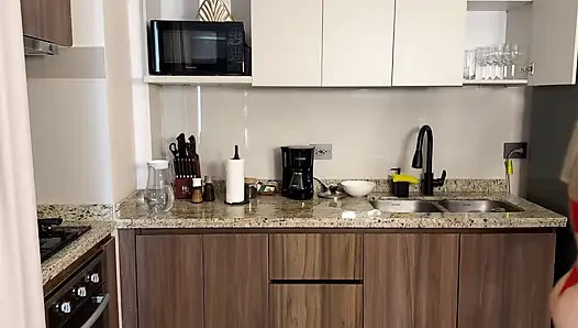 Thief breaks into blonde girl's house and fucks her until he ends up inside her