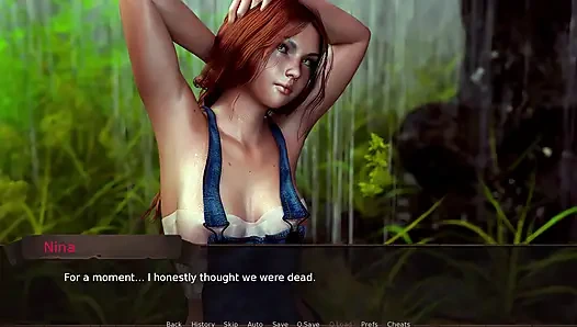 Aşk 8. sezon: alex-nina mağara yağmuru göğüslerini ortaya çıkarıyor ve ilk sikiş