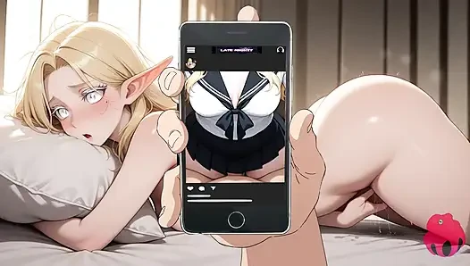 Ai fahişeyi sikerken porno izliyorum
