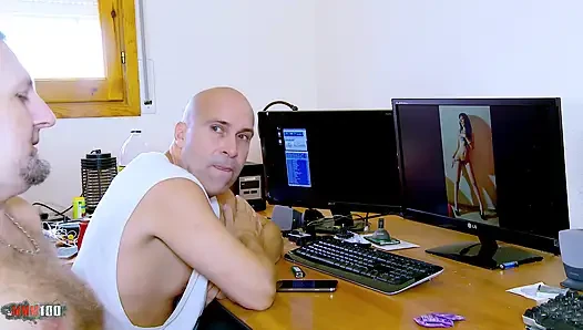 Sheila Martinez: sıska İspanyol orta yaşlı seksi kadın max cortes ile sert sikişiyor