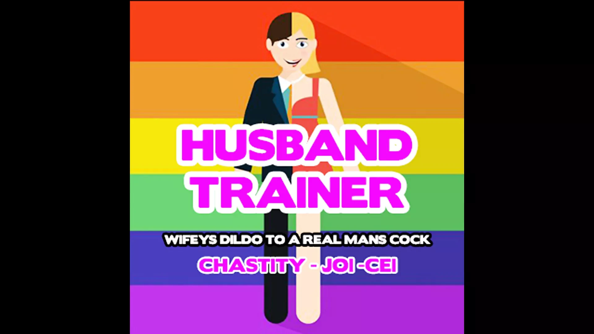 Husband Trains Wifey – From Dildo to a Real Man’s Cock