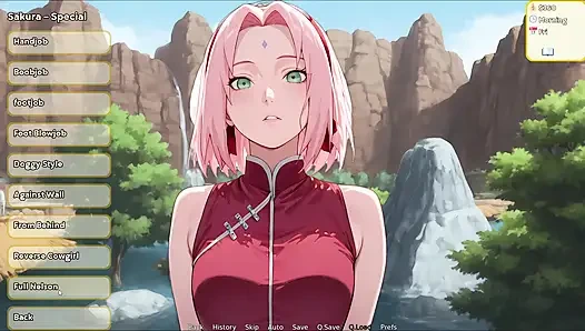 Hentai hustle - naruto'dan sakura haruno'nun pembe amını sikiyor