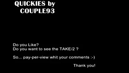 çift ​​tarafından Quickies93 - take1