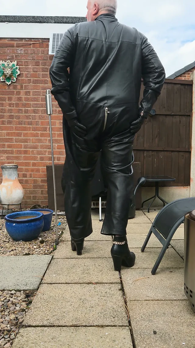 Leather Jumpsuit
