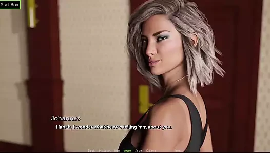 Maceracı çift #40 - Anne ve bir yabancı bir an yaşadı... O ve Johannes akşam yemeği için gitti... Eric Anne'yi sikiyor.