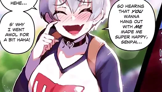 Uzaki-chan alfa büyük horozdan sürtüğe dönüşür - ntr hentai