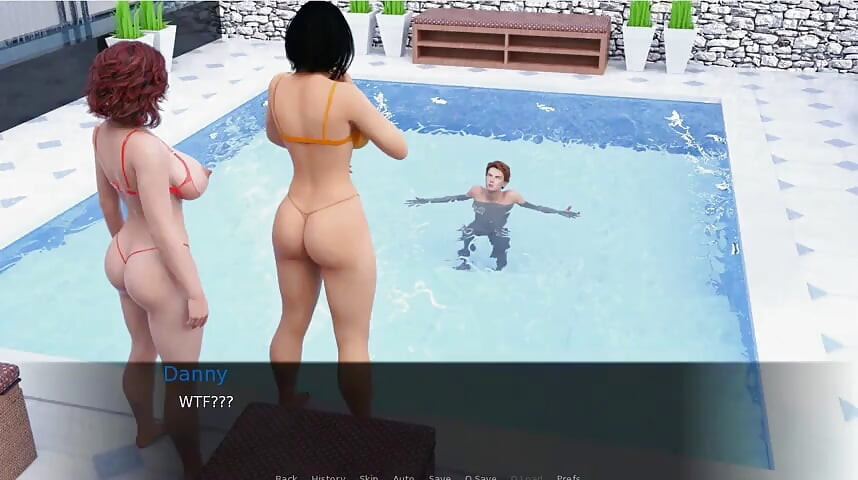 Milftopia - oyun - rol yapma - üvey anne hizmetçi ve mikro bikinili