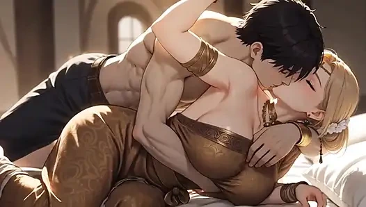 Büyük memeli üvey anne oğluyla seks yapıyor