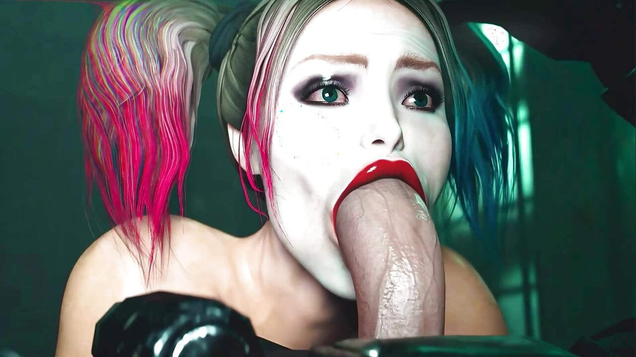 Harley Quinn ve Batman oral seks operasyonu (xxx çizgi film)