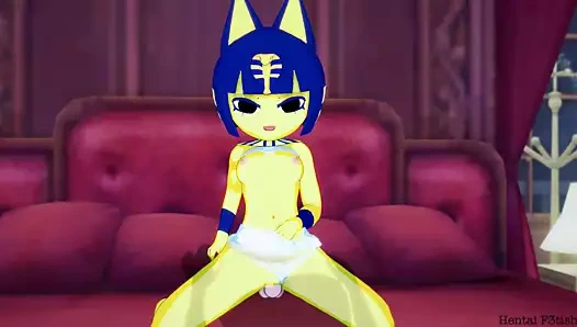 Ankha, horoz sürmenin gerçekten nasıl bir şey olduğunu gösteriyor