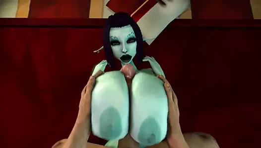 Tittyfuck soria'nın kocaman yumuşak göğüsleri! 3 boyutlu