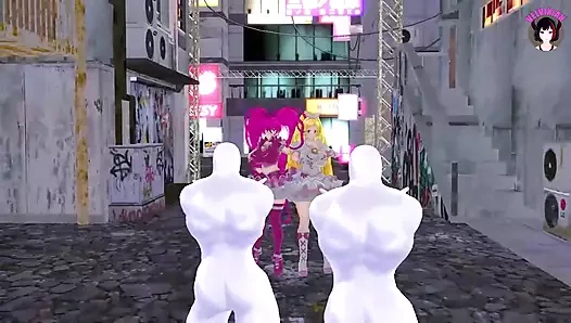 İri göğüslü kızlar bdsm istiyor (3 boyutlu hentai)