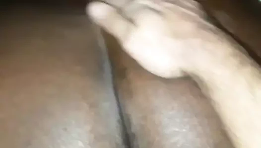 Bbw abanoz eş gets beyaz çük Creampie