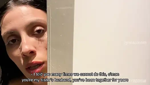 Surprising my sis-in-law in the shower!