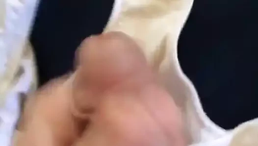 Cum on step moms panties