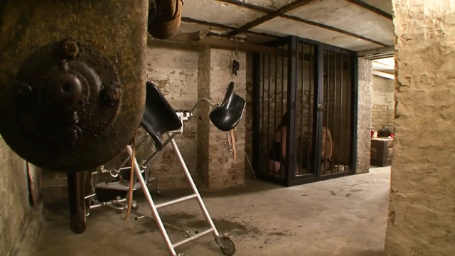 Dungeon Fisting Slaves: Caged Blonde & Redhead Destroyed