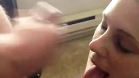 kız arkadaşı alır the twinks üzerinde ona dil