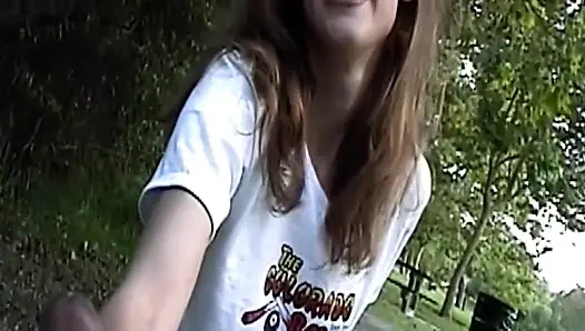 Parkta amatör elle muamele