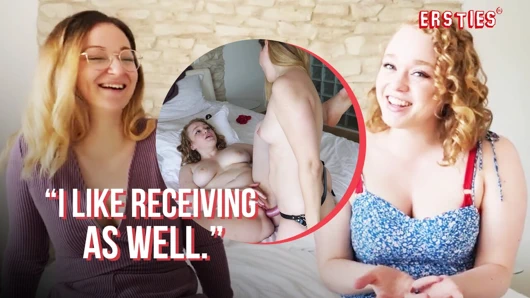 Ersties - seksi bayanlar Nikita ve Sarah C sırayla takma yarakla birbirlerini sikiyor