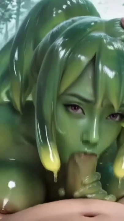 Slime Girls Breeding with Ugly Men - AI HENTAI VIDEO | Clip 1