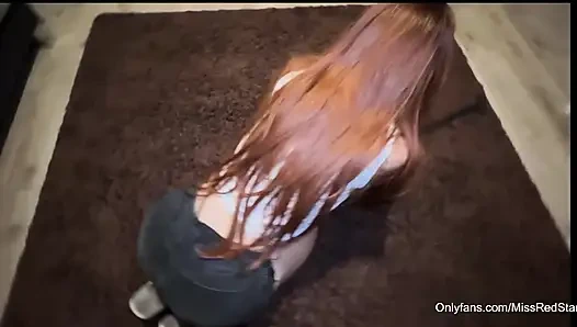 Большие сиськи застукали при попытке украсть и наказать грубым трахом